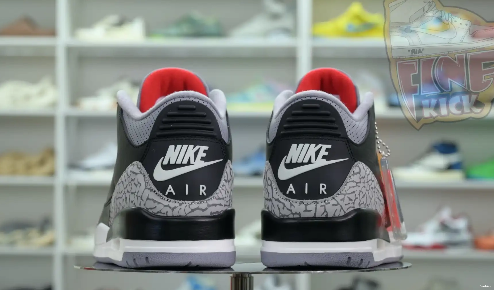 Cement Reimagined” Jordan Air 3“Black 0408